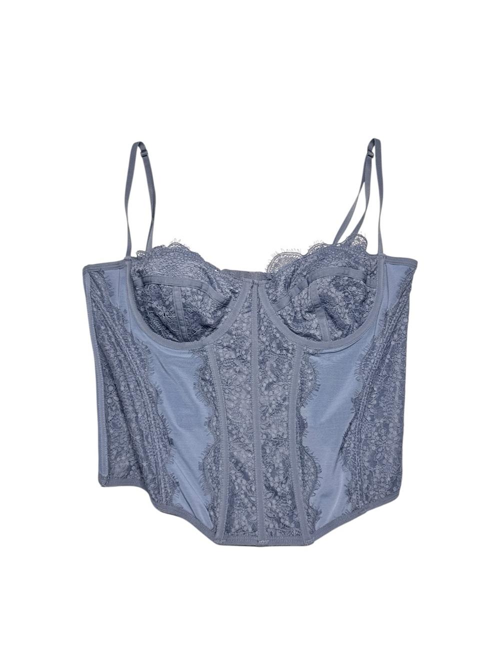 UO Modern Love Corset Blue Size XL